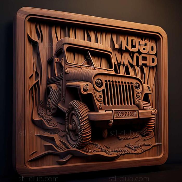 3D мадэль Jeep Forward Control (STL)